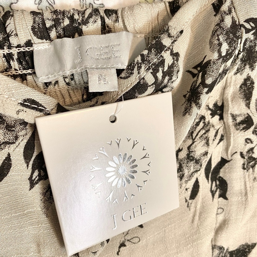 Anthropologie J Gee Sz Large Maxi Dress Cottagecore Prairie Romantic Boho Dainty - Picture 4 of 7